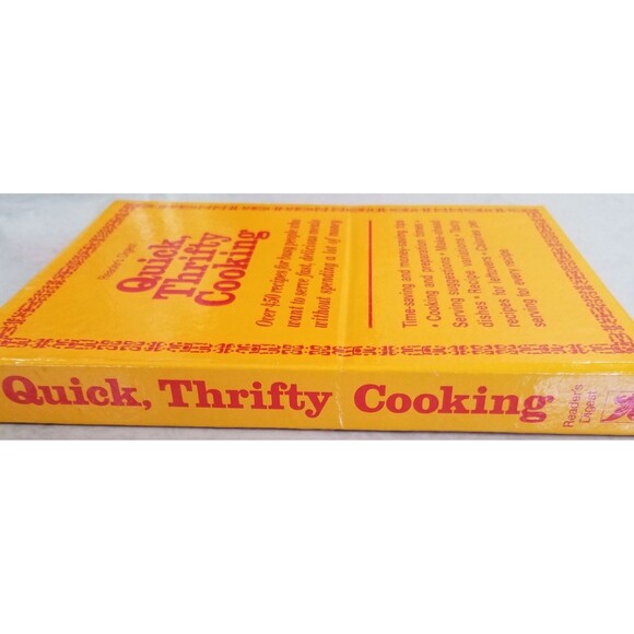 Readers Digest quick thrifty cooking hardcover bound cookbook 1985 - Picture 5 of 10